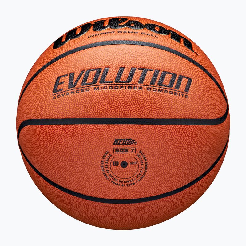 Wilson Evolution Basketball braun Größe 7 4