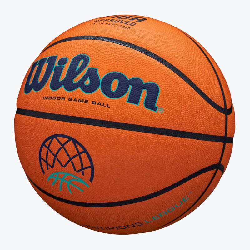 Basketball Wilson EVO NXT Champions League orange Größe 7 3