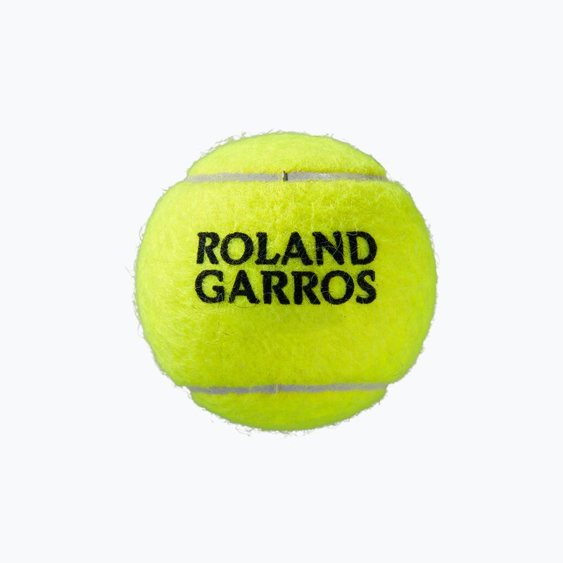 Wilson Roland Garros Clay Ct Tennisbälle 3 Stück gelb WRT125000