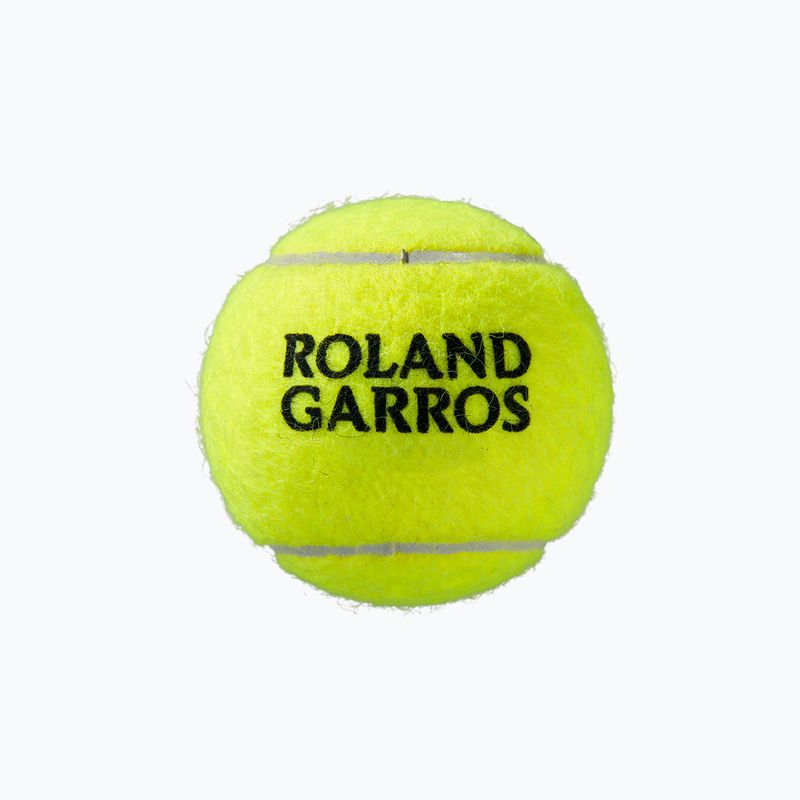 Wilson Roland Garros Clay Ct Tennisbälle 4 Stück gelb WRT115000