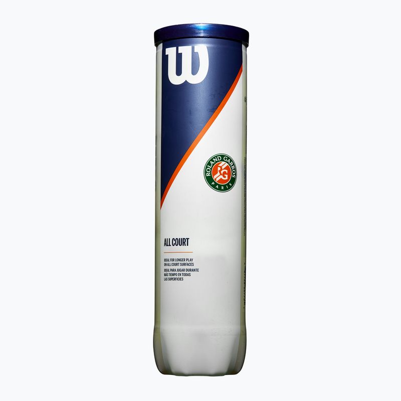 Wilson Roland Garros All CT Tennisbälle 4 Stk. gelb 2