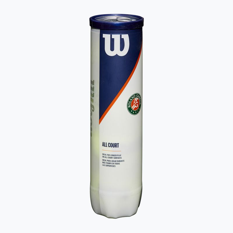 Wilson Roland Garros All CT Tennisbälle 4 Stk. gelb