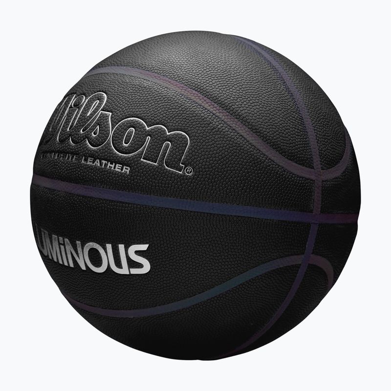 Wilson Luminous schwarz Größe 7 Basketball 4