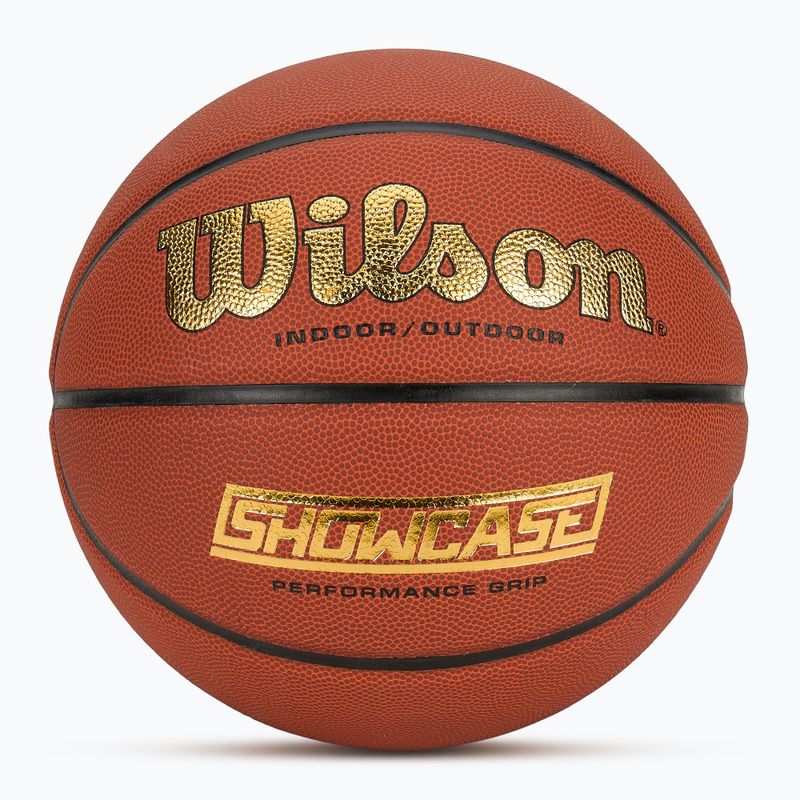 Wilson Showcase Comp Basketball orange, Größe 7