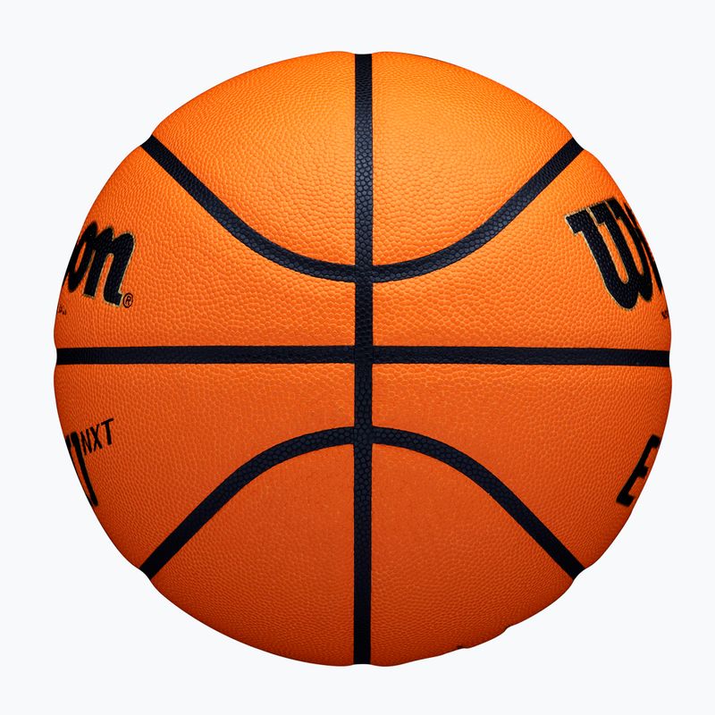 Wilson Basketball EVO NXT Fiba Game Ball orange Größe 7 3