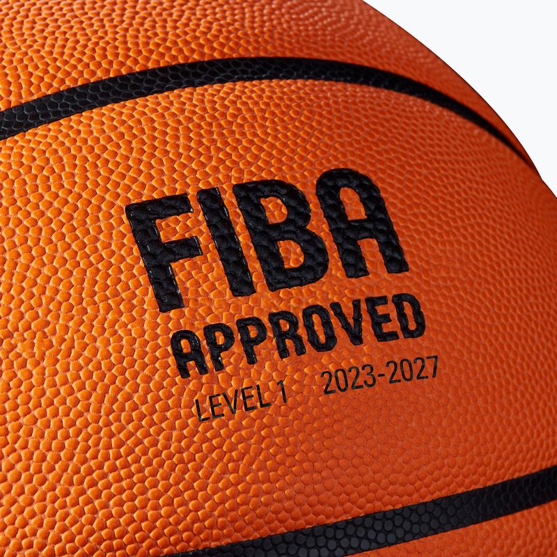 Wilson Basketball EVO NXT Fiba Game Ball orange Größe 7 5