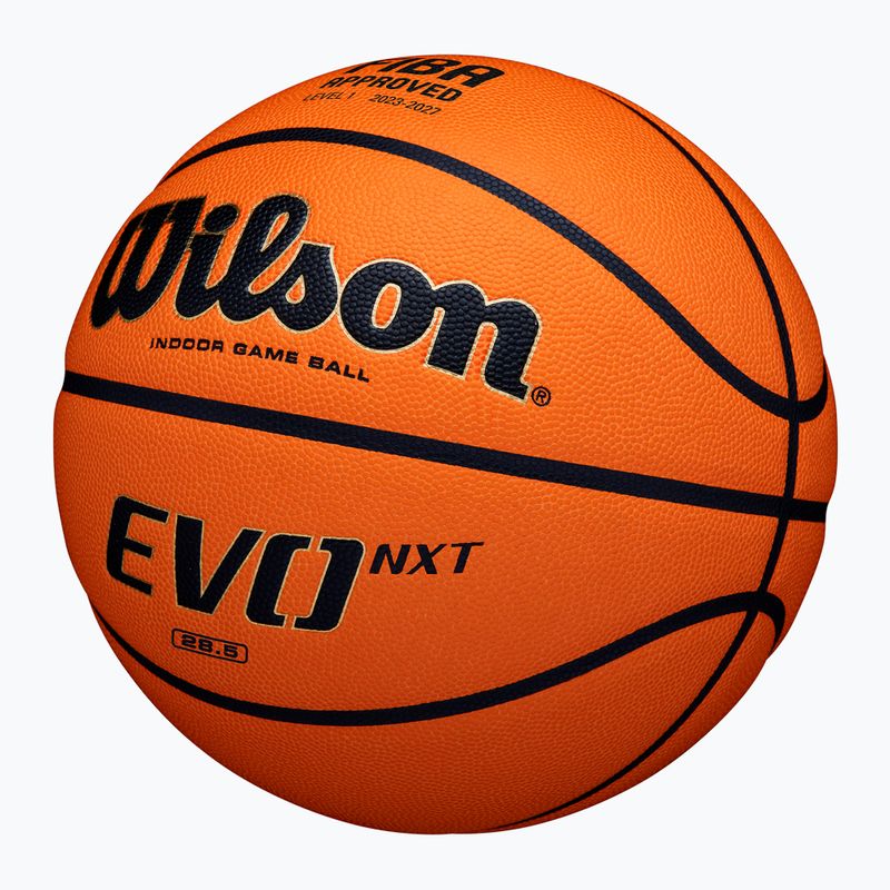 Basketball Wilson EVO NXT Fiba Game Ball orange Größe 6 2
