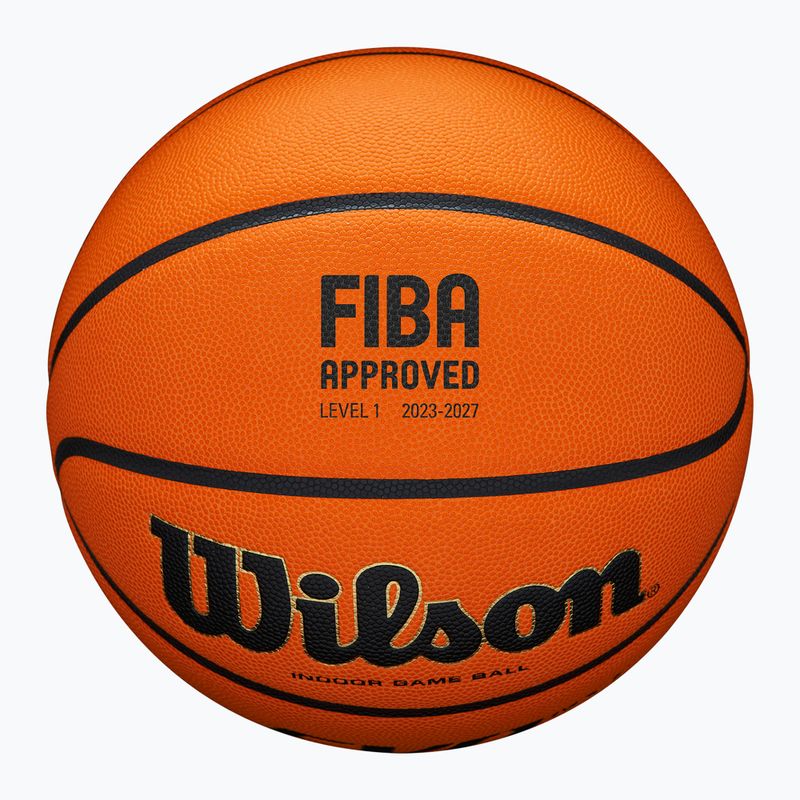Basketball Wilson EVO NXT Fiba Game Ball orange Größe 6 4