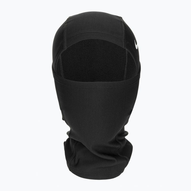Nike Pro Hyperwarm Hood Laufmütze schwarz/schwarz/weiß 2