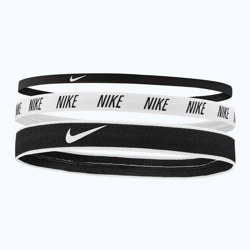 Stirnband Nike Tidth 3 Stk. black/white/black