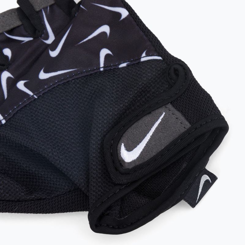 Damen Trainingshandschuhe Nike Gym Elemental Printed schwarz N0002556-091