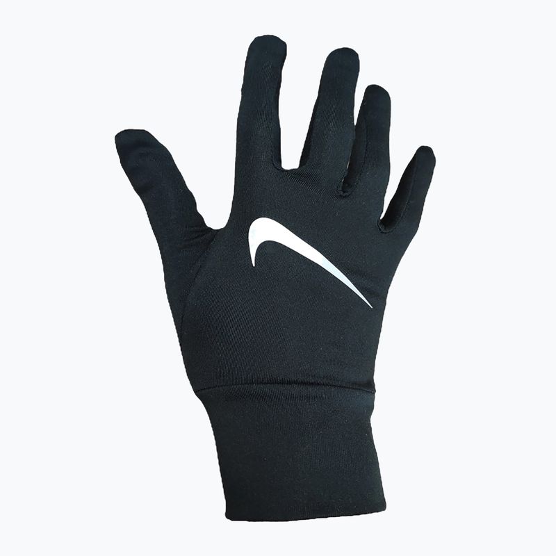 Herren Nike Accelerate RG Laufhandschuhe schwarz/schwarz/silber