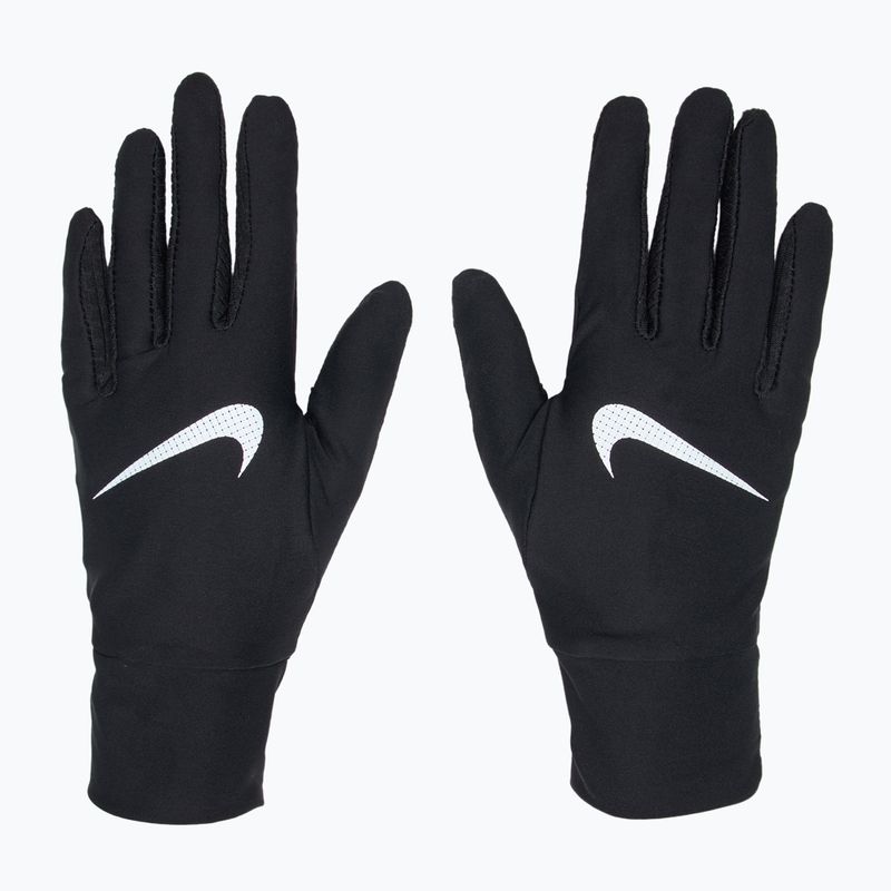 Damen Stirnband + Handschuh-Set Nike Essential Running black/black/silver 2
