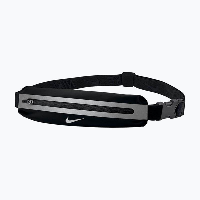 Nike Slim Waist Pack 3.0 schwarz/schwarz/silberne Nierentasche