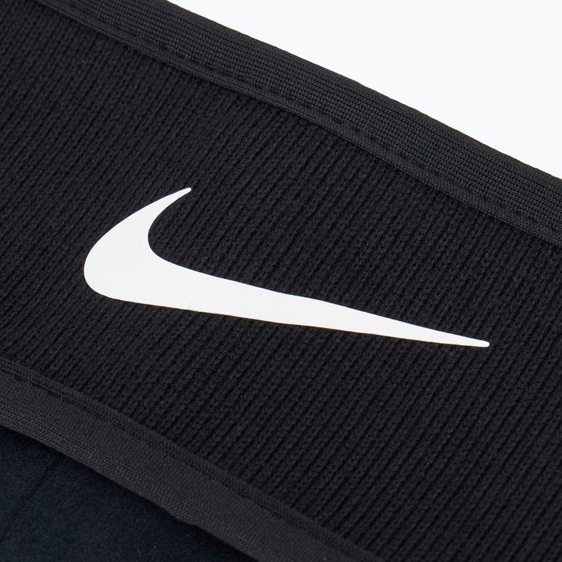 Nike Knit Stirnband schwarz/schwarz/weiß 4