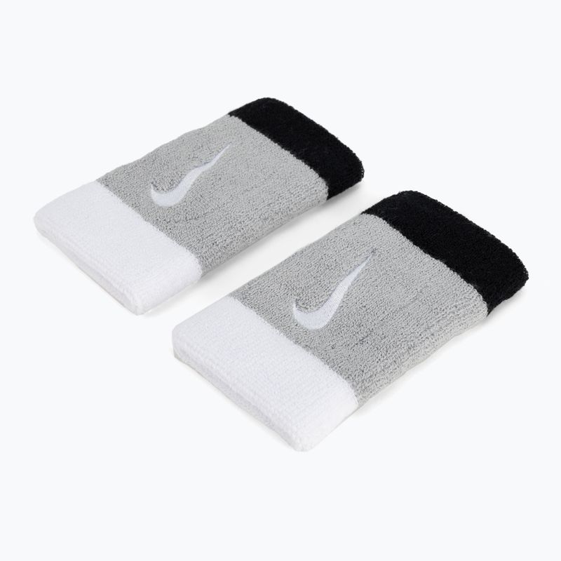 Nike Swoosh Doublewide Armbänder 2 Stück grau/schwarz N0001586-016