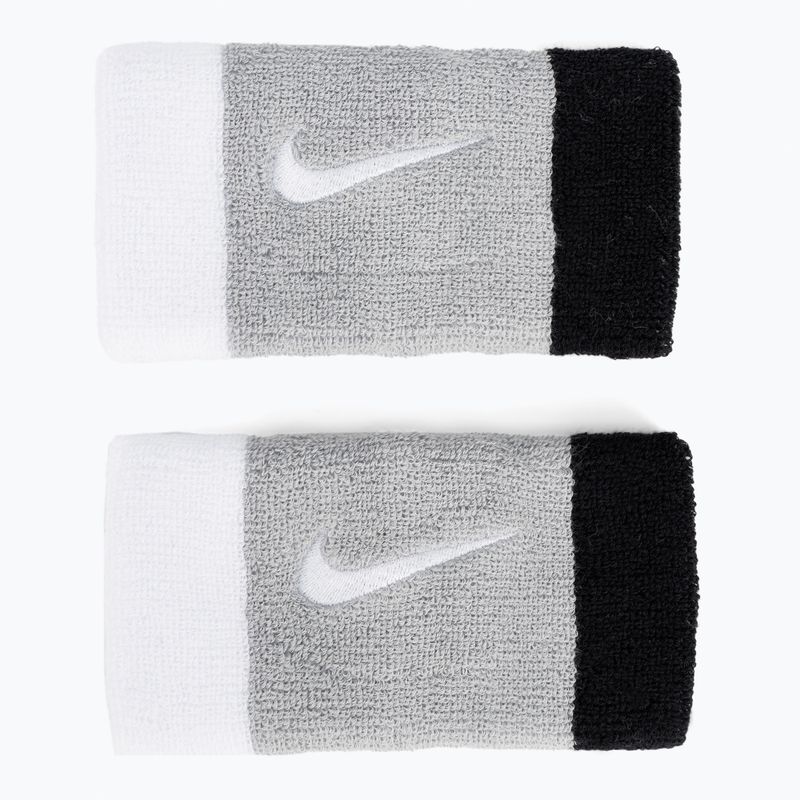 Nike Swoosh Doublewide Armbänder 2 Stück grau/schwarz N0001586-016 2