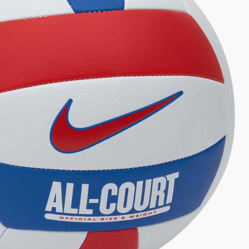 Volleyball Nike All Court Volleyball white/university red/game royal/university red Größe 5 3