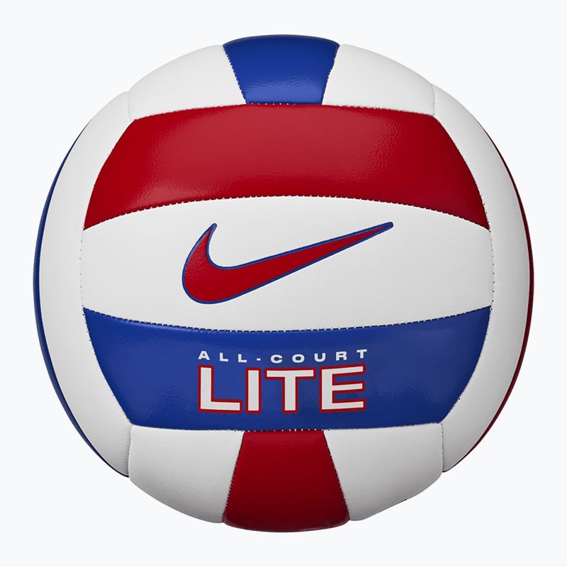Volleyball Nike All Court Lite Volleyball white/university red/game royal/university red Größe 5 4