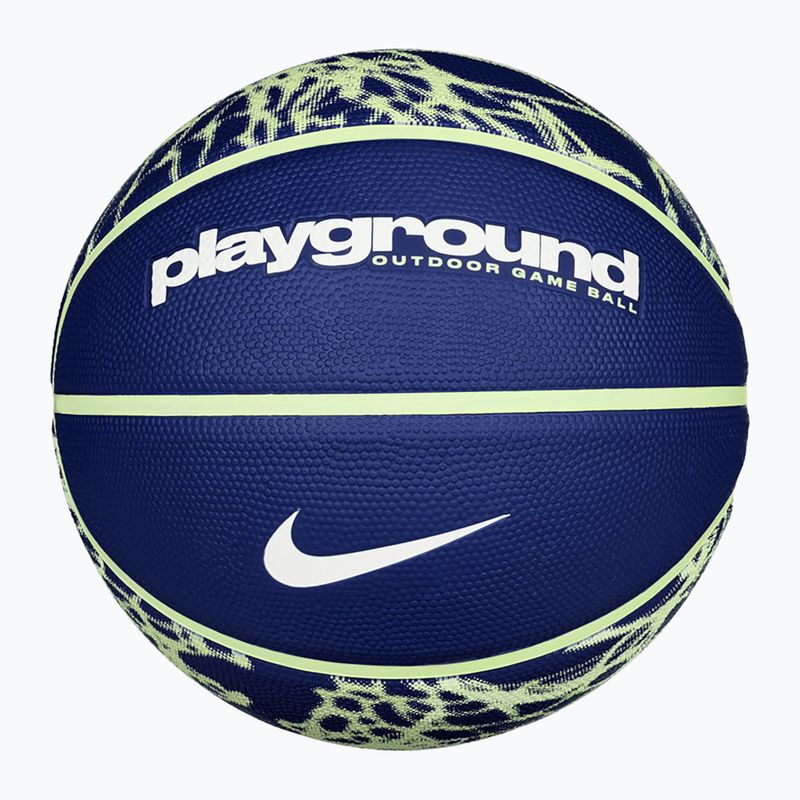 Basketball Nike Everyday Playground 8P Graphic Deflated deep royal blue/vapor green/white Größe 4 4