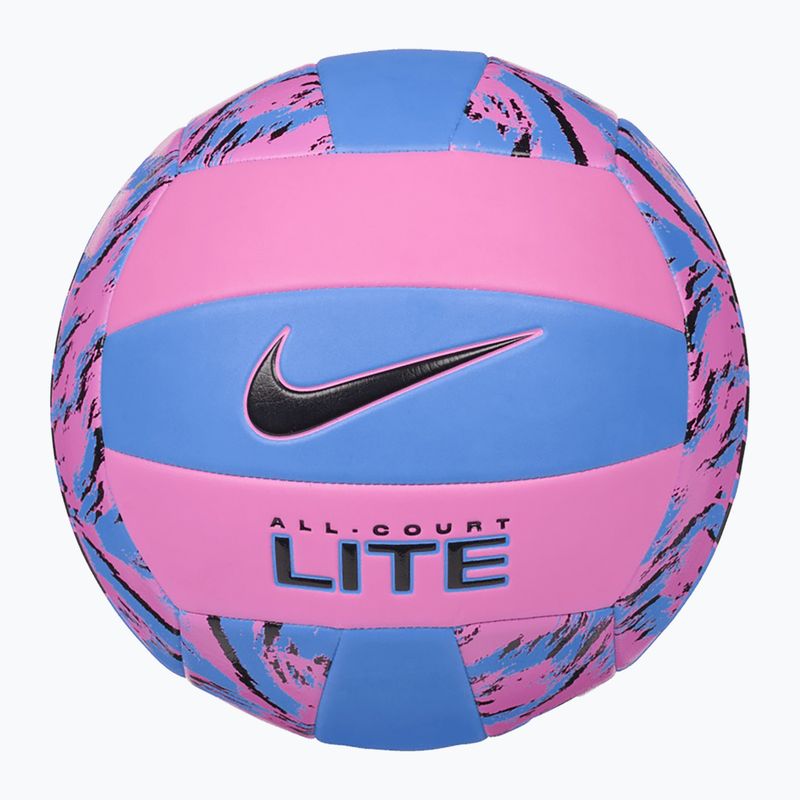 Volleyball Nike All Court Lite Volleyball playful pink/lt photo blue/black Größe 5 4