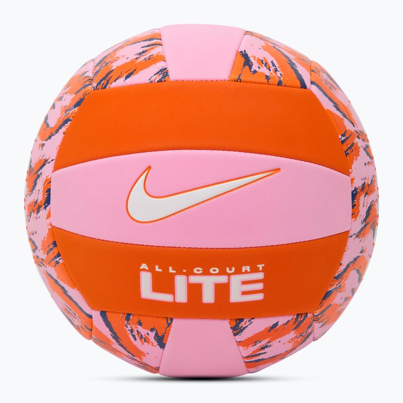 Volleyball Nike All Court Lite Volleyball pink rise/safety orange/white Größe 5