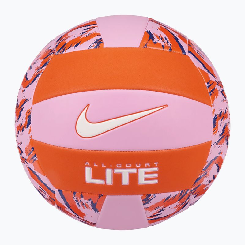 Volleyball Nike All Court Lite Volleyball pink rise/safety orange/white Größe 5 4