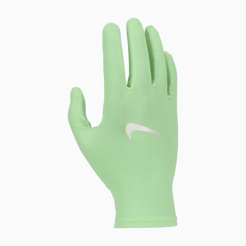 Nike Pacer Liner RG vapor grün/silberne Laufhandschuhe