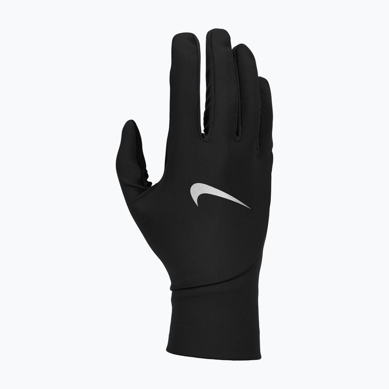 Herren Nike Pacer Lightweight RG Laufhandschuhe schwarz/schwarz/silber
