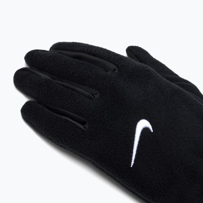 Laufhandschuhe Damen Nike One Therma-Fit Fleece black/white 4