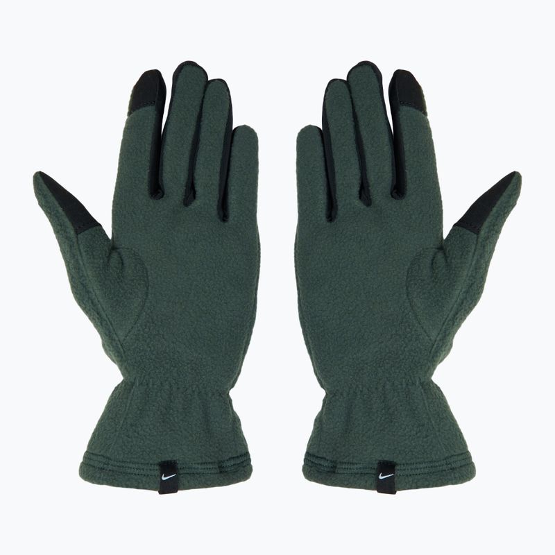 Laufhandschuhe Damen Nike One Therma-Fit Fleece vintage green/black 3