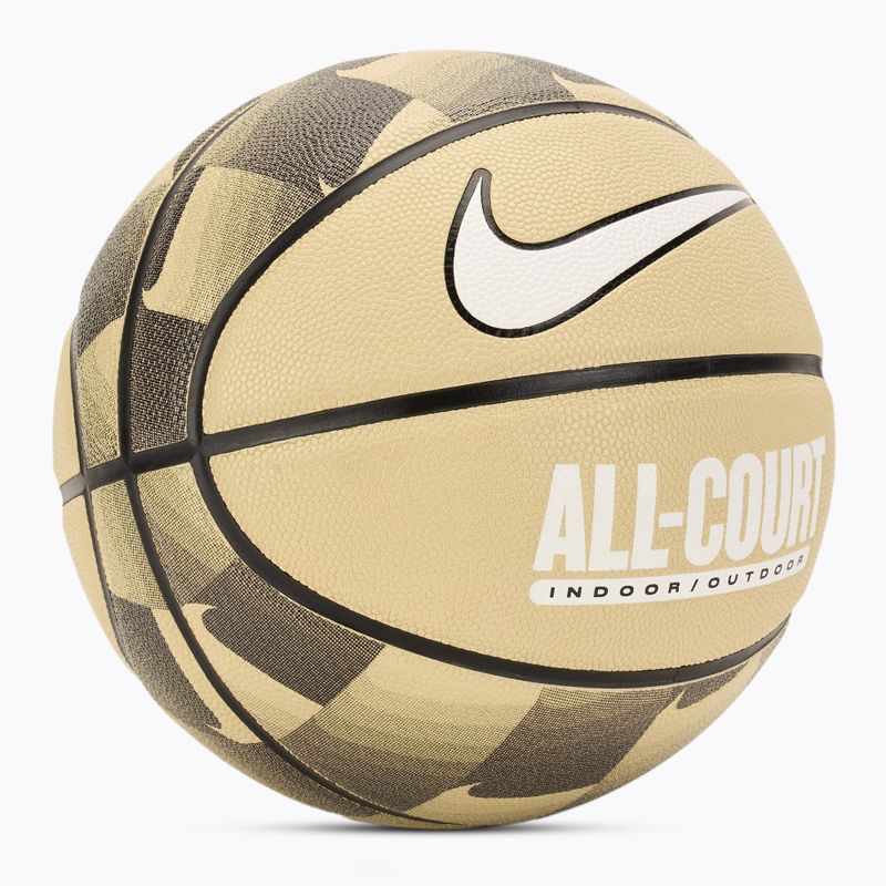 Nike Everyday All Court 8P Graphic Deflated Team gold/schwarz/schwarz/weiß Basketball Größe 7 2