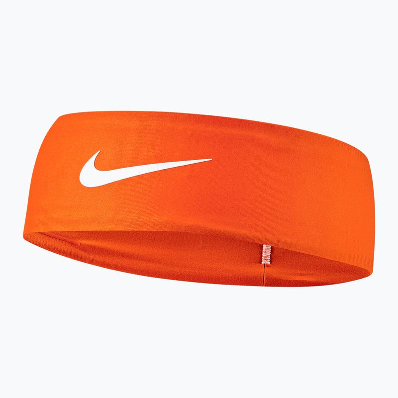 Kopfband Nike Dri-Fit Fury Classic Headband safety orange/white/white