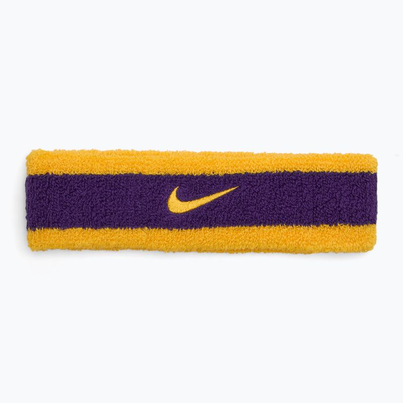Kopfband Nike Swoosh Headband university gold/court purple/university gold