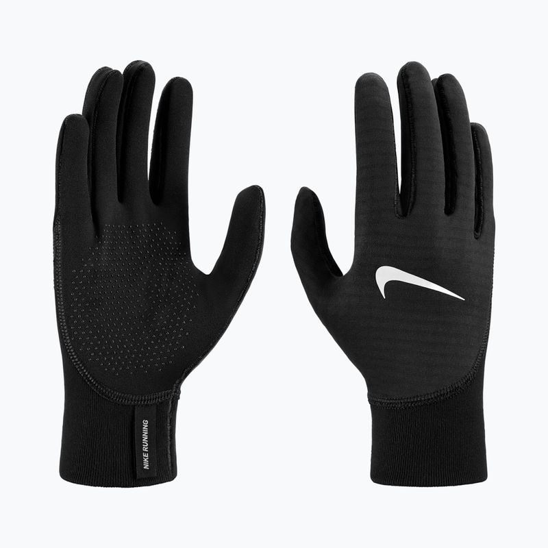 Nike Therma-Fit Pacer Sphere Midweight RG Damen Laufhandschuhe schwarz/schwarz/silber