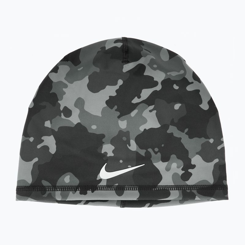 Nike Dri-Fit Peak Uncuffed Beanie Bedruckt Rauchgrau/Silber