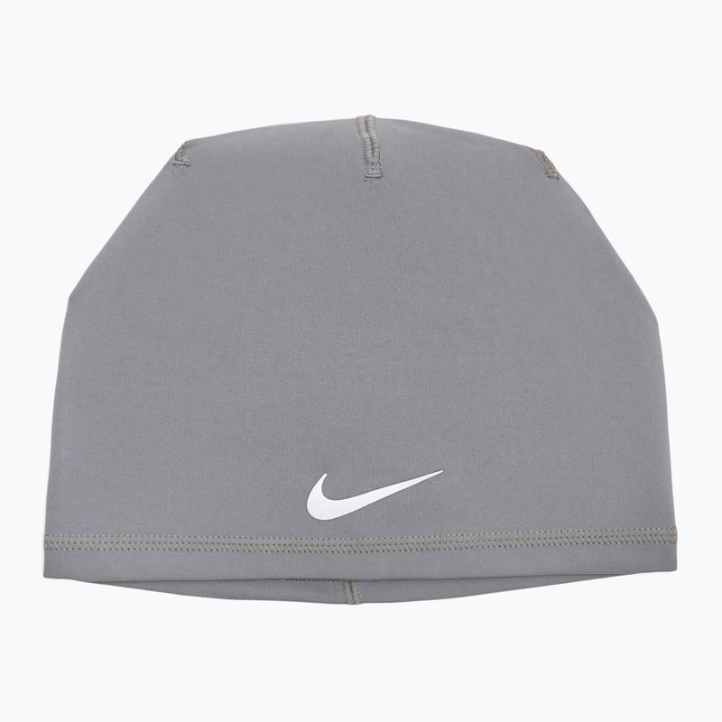 Mütze Cap Nike Dri-Fit Peak Uncuffed Beanie smoke grey/silver