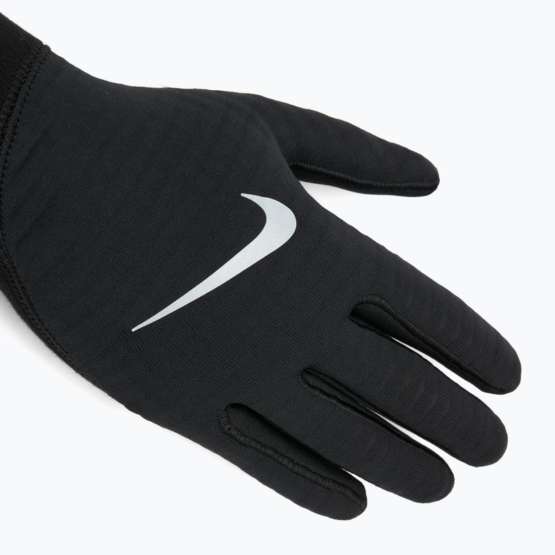 Herren Nike Therma-Fit Pacer Sphere Midweight RG Laufhandschuhe schwarz/schwarz/silber 4