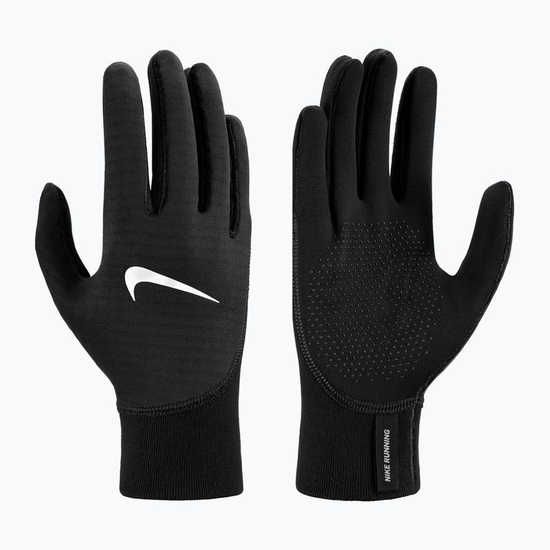 Herren Nike Therma-Fit Pacer Sphere Midweight RG Laufhandschuhe schwarz/schwarz/silber 7