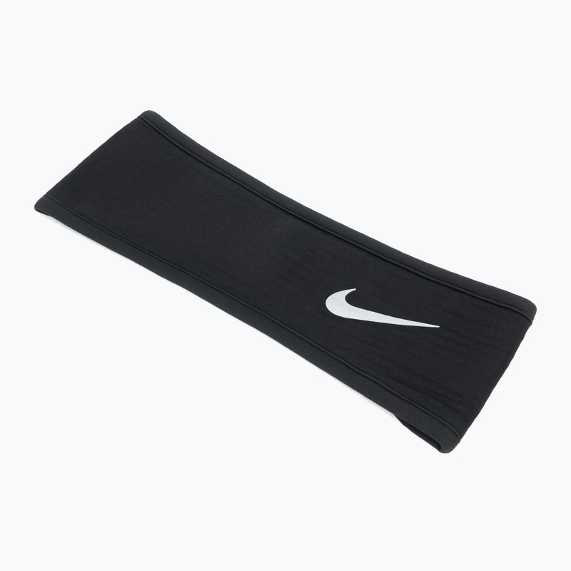 Nike Therma Fit Sphere schwarz/silbernes Stirnband 2