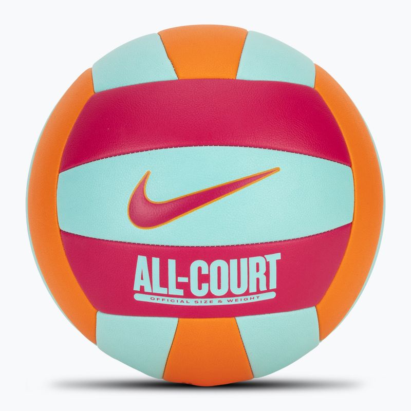 Volleyball Nike All Court Volleyball bright ceramic/bleached turquoise/rush pink Größe 5