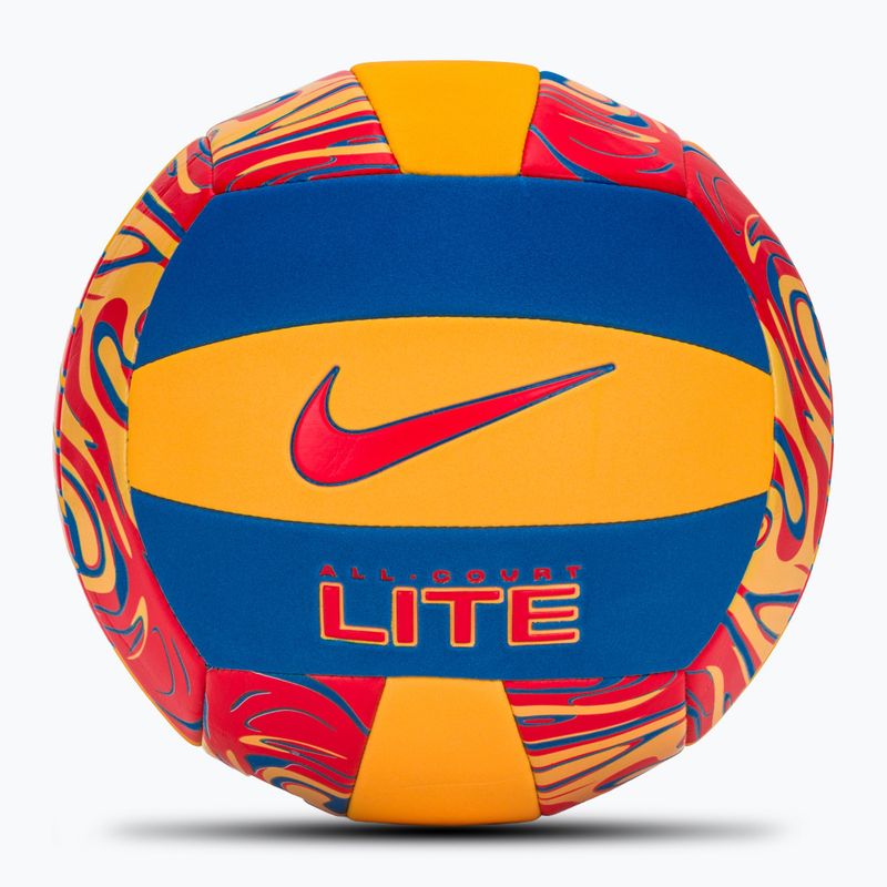 Volleyball Nike All Court Lite Volleyball laser orange/hyper royal/bright crimson Größe 5