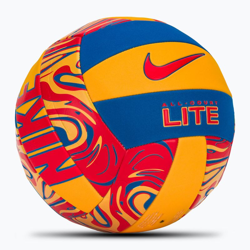 Volleyball Nike All Court Lite Volleyball laser orange/hyper royal/bright crimson Größe 5 2