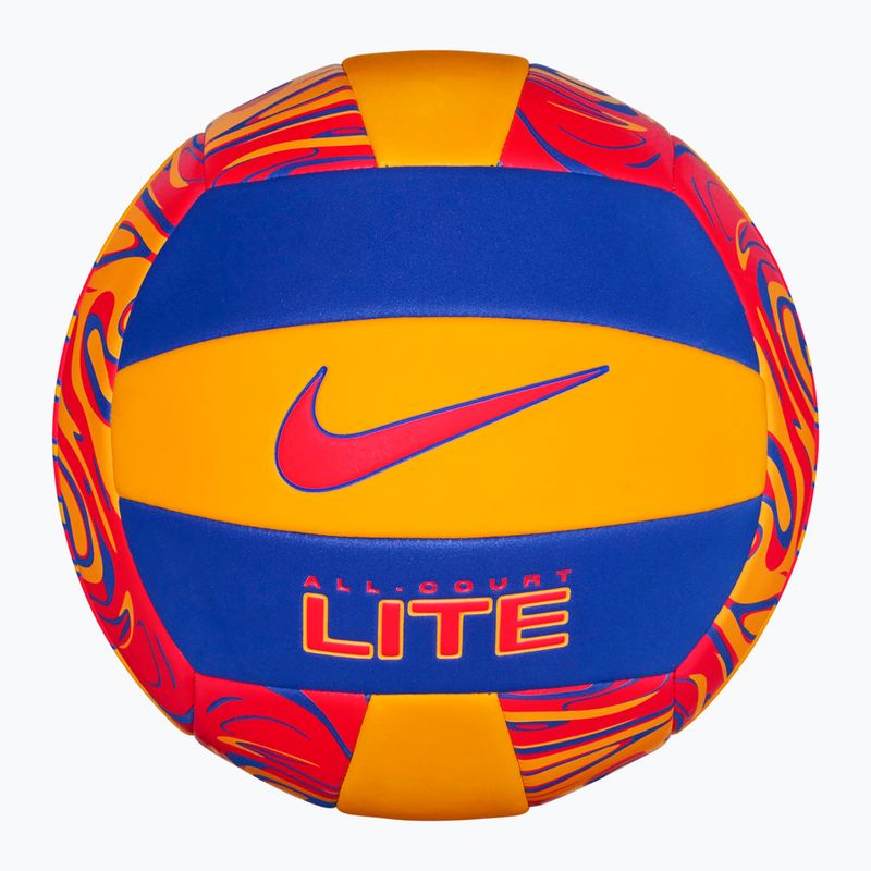 Volleyball Nike All Court Lite Volleyball laser orange/hyper royal/bright crimson Größe 5