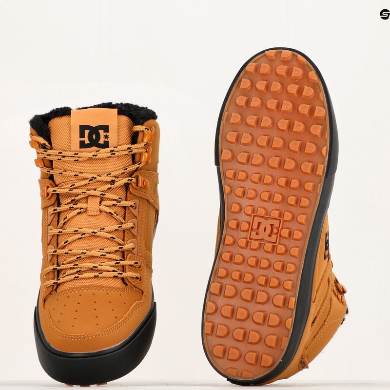 DC Pure High-Top Herrenschuhe Weizen/Schwarz 14