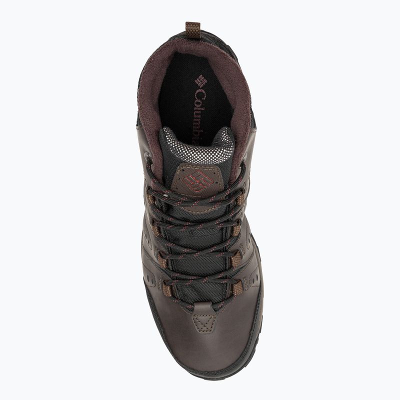 Columbia Woodburn II Chukka WP Omni-Heat Herren-Trekkingstiefel Cordovan/Granatrot 6
