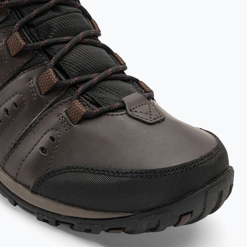 Columbia Woodburn II Chukka WP Omni-Heat Herren-Trekkingstiefel Cordovan/Granatrot 7