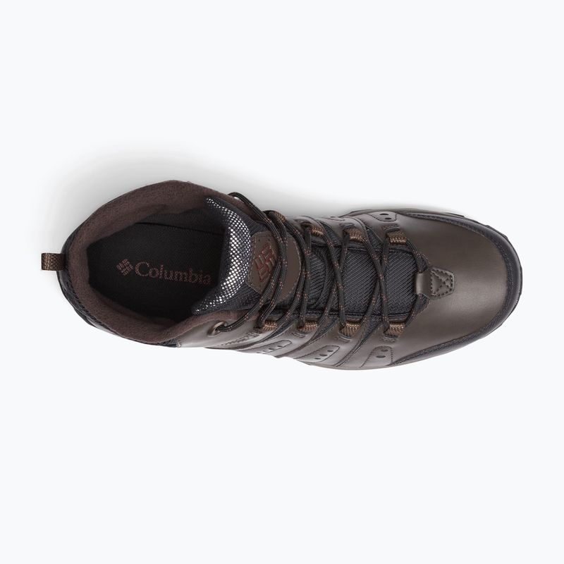 Columbia Woodburn II Chukka WP Omni-Heat Herren-Trekkingstiefel Cordovan/Granatrot 16