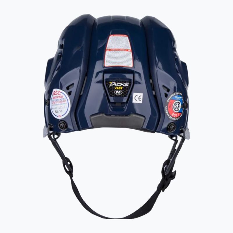 CCM Tacks 110 navy Hockey Helm 2