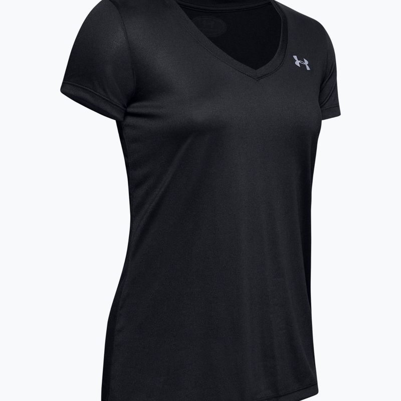 Trainingsshirt Damen Under Armour Tech SSV - Solid schwarz-silber 1255839 4